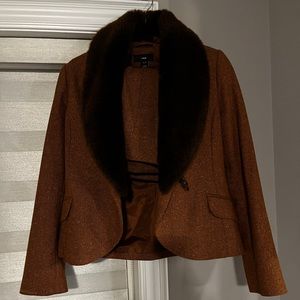 Beautiful brown jacket and skirt set never worn